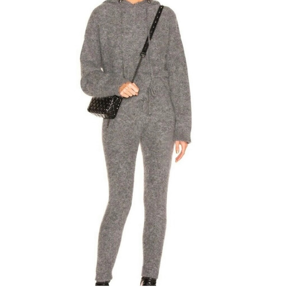 NWOT RtA Finn Mohair Gray hoodie Sweater